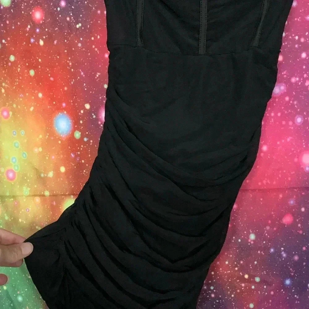 Sexy black corset dress - Picture 3 of 5